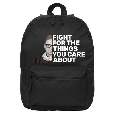 Ruther Bader Ginsburg Fights 16 in Basic Backpack