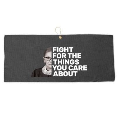Ruther Bader Ginsburg Fights Large Microfiber Waffle Golf Towel