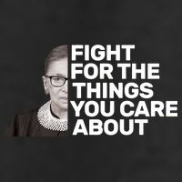 Ruther Bader Ginsburg Fights Large Microfiber Waffle Golf Towel