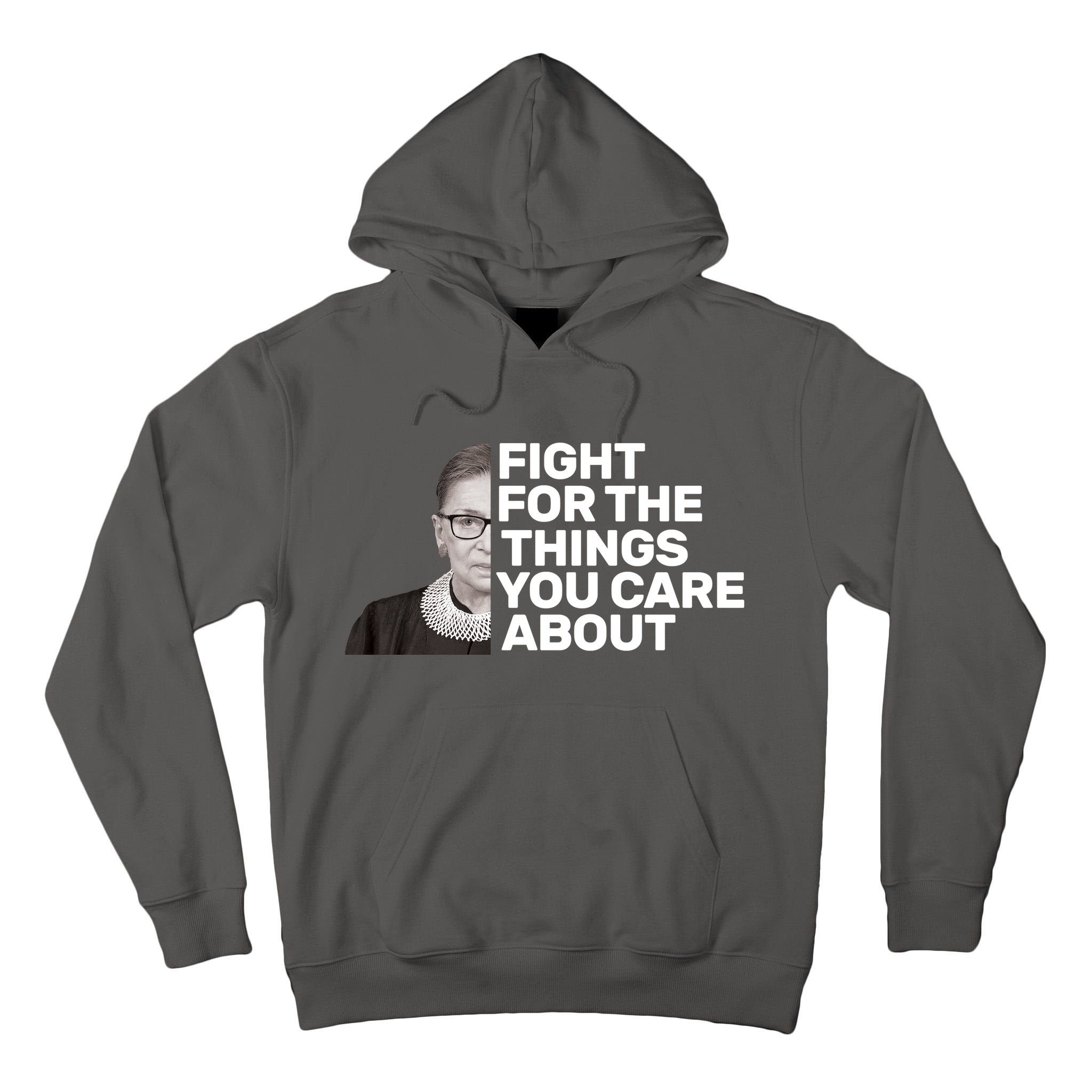 Ruther Bader Ginsburg Fights Tall Hoodie