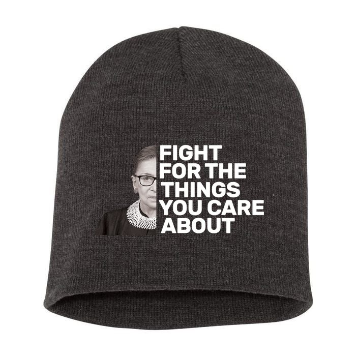 Ruther Bader Ginsburg Fights Short Acrylic Beanie