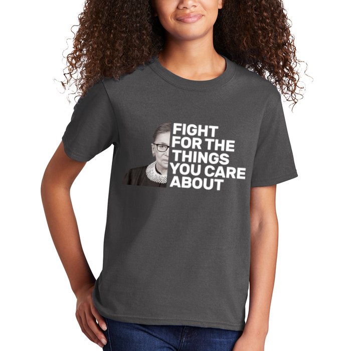 Ruther Bader Ginsburg Fights Kids T-Shirt