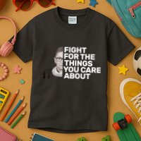 Ruther Bader Ginsburg Fights Kids T-Shirt