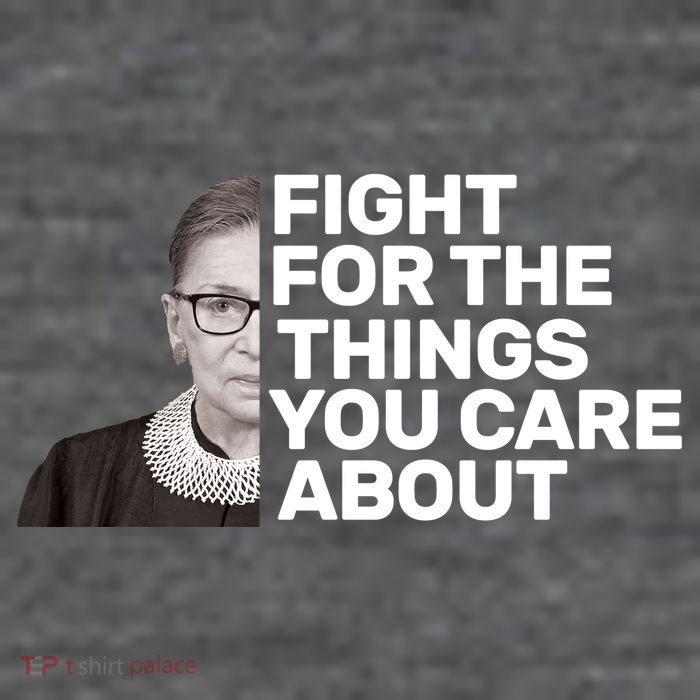 Ruther Bader Ginsburg Fights Zip Tote Bag
