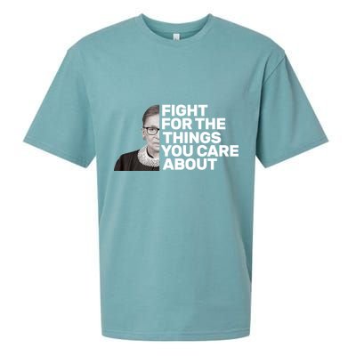 Ruther Bader Ginsburg Fights Sueded Cloud Jersey T-Shirt