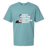 Ruther Bader Ginsburg Fights Sueded Cloud Jersey T-Shirt