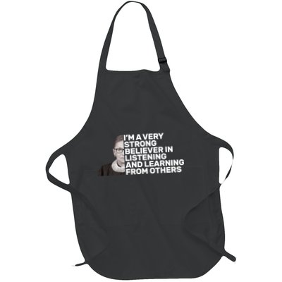 Ruther Bader Ginsburg Listens And Learns Apron