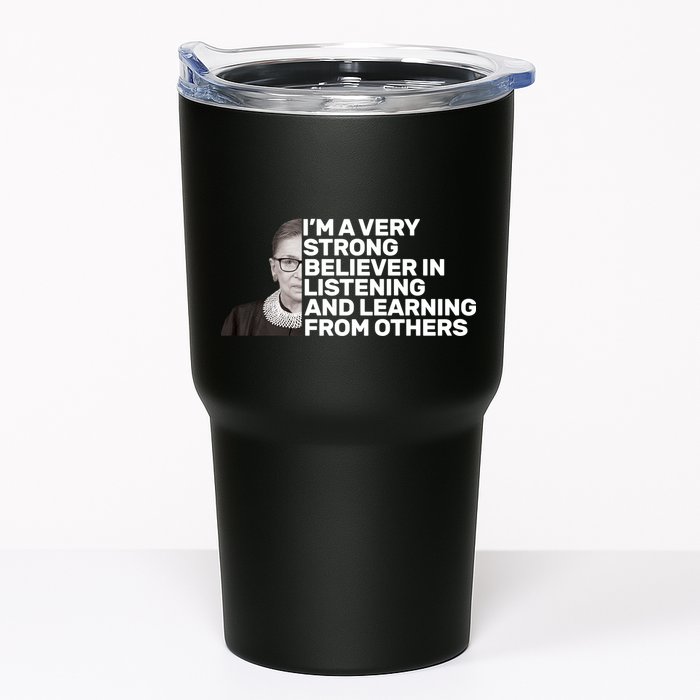 Ruther Bader Ginsburg Listens And Learns Tumbler