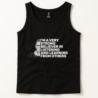 Ruther Bader Ginsburg Listens And Learns Tank Top