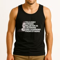 Ruther Bader Ginsburg Listens And Learns Tank Top