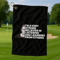 Ruther Bader Ginsburg Listens And Learns Golf Towel