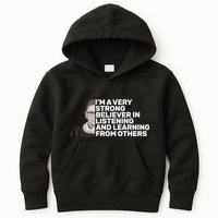 Ruther Bader Ginsburg Listens And Learns Kids Hoodie