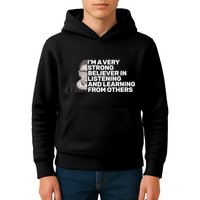 Ruther Bader Ginsburg Listens And Learns Kids Hoodie