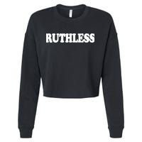 Ruthless Cropped Pullover Crew