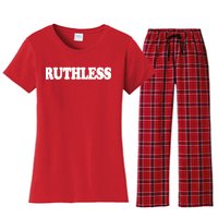 Ruthless Women's Flannel Pajama Set