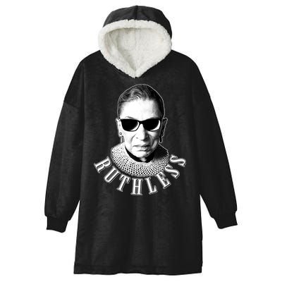 Ruthless RBG Ganster Ruth Bader Ginsburg Hooded Wearable Blanket