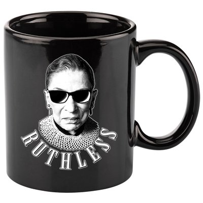 Ruthless RBG Ganster Ruth Bader Ginsburg 11oz C Handle Ceramic Mug
