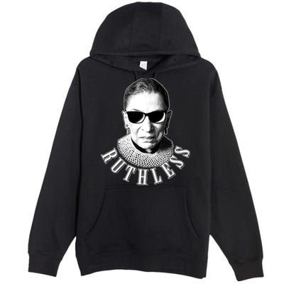 Ruthless RBG Ganster Ruth Bader Ginsburg Premium Pullover Hoodie