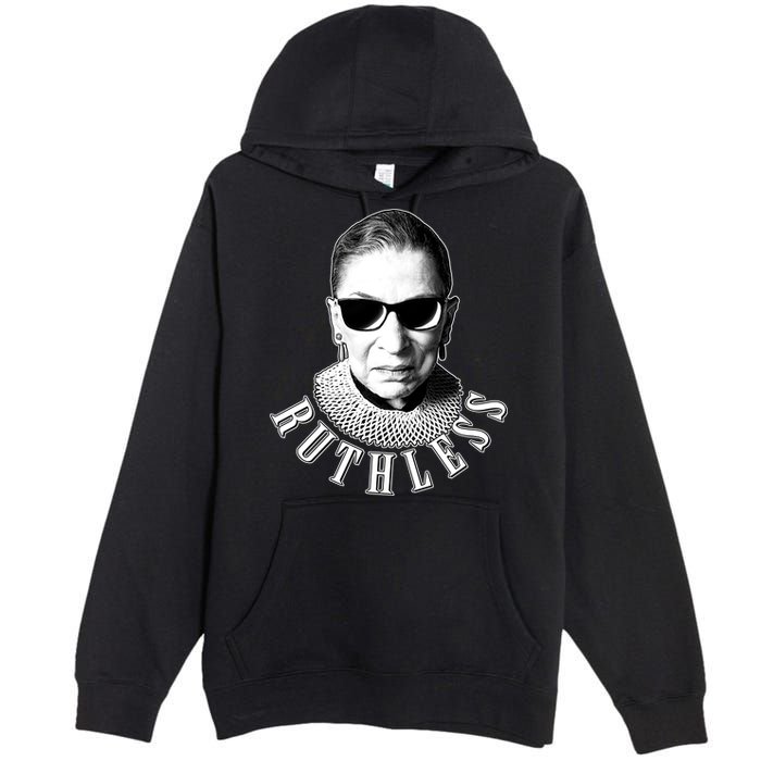 Ruthless RBG Ganster Ruth Bader Ginsburg Premium Pullover Hoodie
