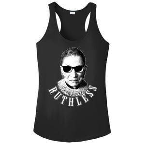 Ruthless RBG Ganster Ruth Bader Ginsburg Ladies PosiCharge Competitor Racerback Tank