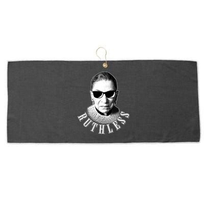 Ruthless RBG Ganster Ruth Bader Ginsburg Large Microfiber Waffle Golf Towel