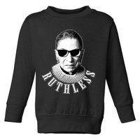 Ruthless RBG Ganster Ruth Bader Ginsburg Toddler Sweatshirt