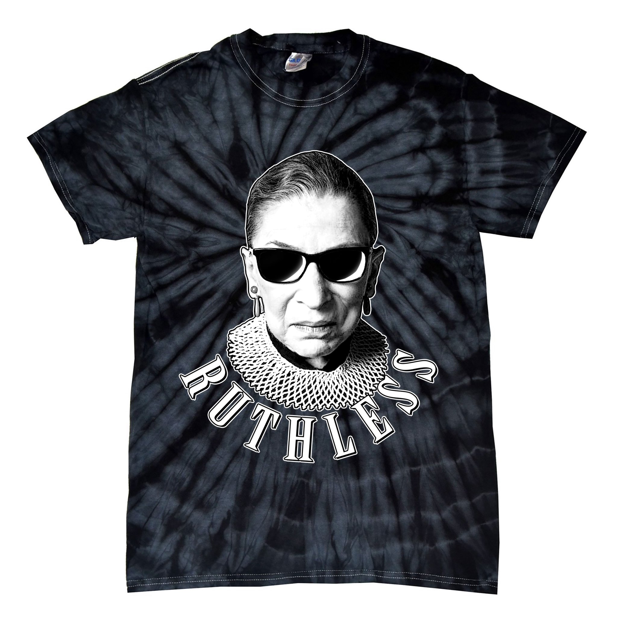 Ruthless RBG Ganster Ruth Bader Ginsburg Tie-Dye T-Shirt