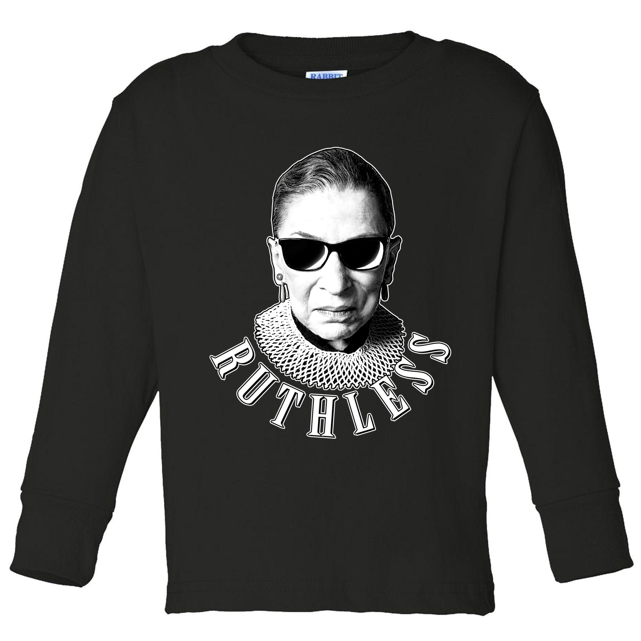 Ruthless RBG Ganster Ruth Bader Ginsburg Toddler Long Sleeve Shirt