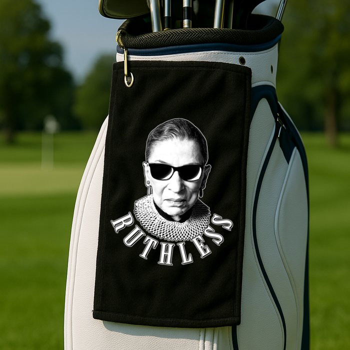 Ruthless RBG Ganster Ruth Bader Ginsburg Golf Towel