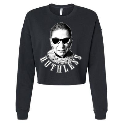 Ruthless RBG Ganster Ruth Bader Ginsburg Cropped Pullover Crew