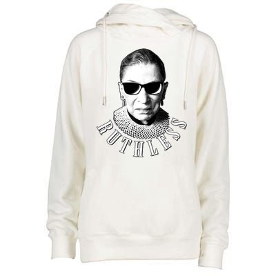 Ruthless RBG Ganster Ruth Bader Ginsburg Womens Funnel Neck Pullover Hood