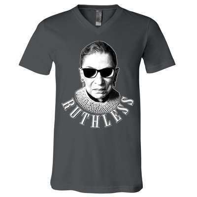 Ruthless RBG Ganster Ruth Bader Ginsburg V-Neck T-Shirt