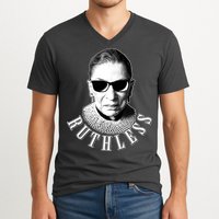 Ruthless RBG Ganster Ruth Bader Ginsburg V-Neck T-Shirt