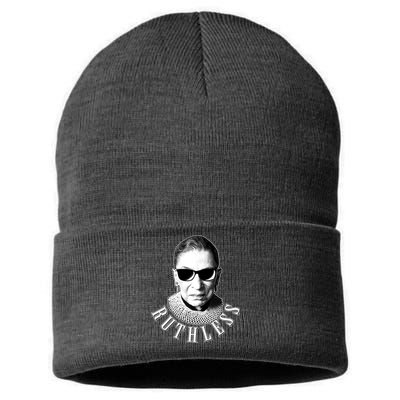 Ruthless RBG Ganster Ruth Bader Ginsburg Sustainable Knit Beanie