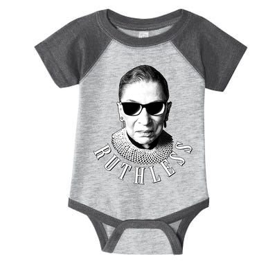 Ruthless RBG Ganster Ruth Bader Ginsburg Infant Baby Jersey Bodysuit