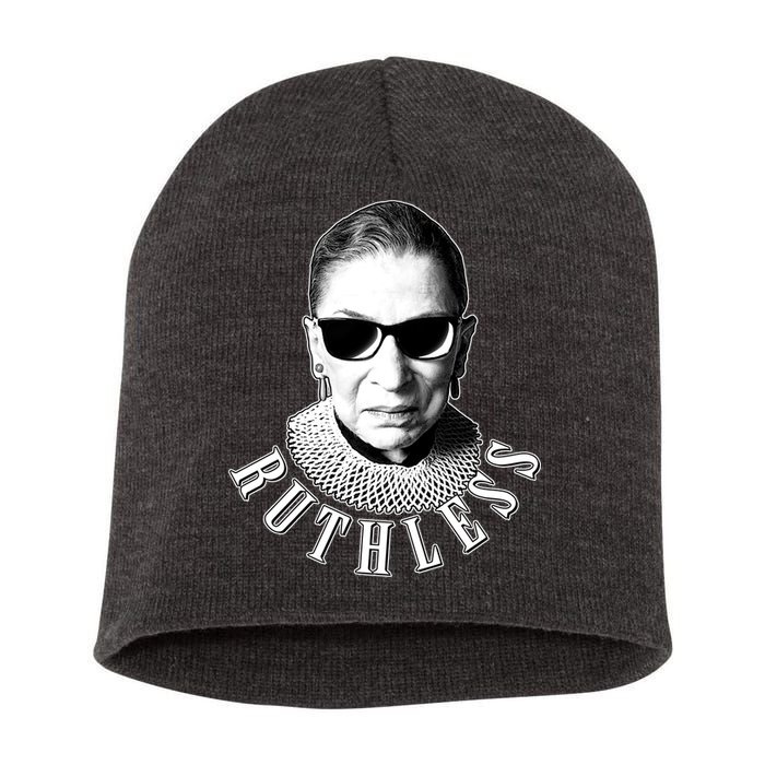 Ruthless RBG Ganster Ruth Bader Ginsburg Short Acrylic Beanie