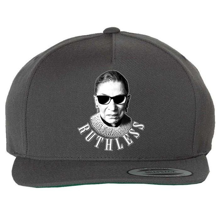 Ruthless RBG Ganster Ruth Bader Ginsburg Wool Snapback Cap