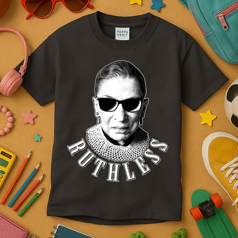 Ruthless RBG Ganster Ruth Bader Ginsburg Kids T-Shirt