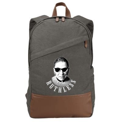 Ruthless RBG Ganster Ruth Bader Ginsburg Cotton Canvas Backpack
