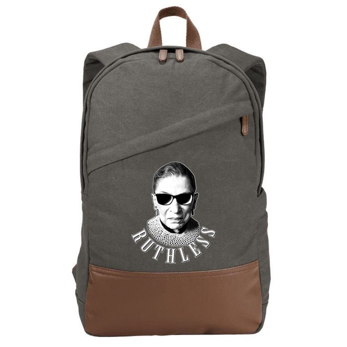 Ruthless RBG Ganster Ruth Bader Ginsburg Cotton Canvas Backpack