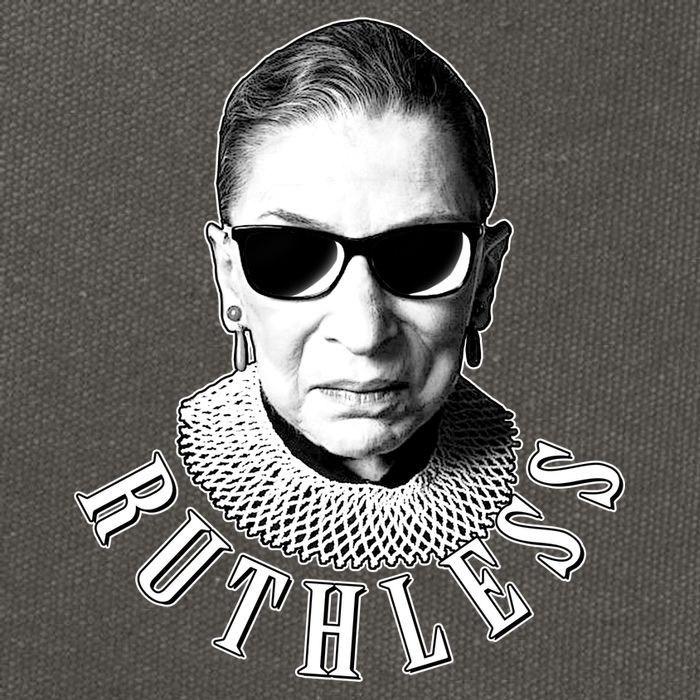 Ruthless RBG Ganster Ruth Bader Ginsburg Cotton Canvas Backpack