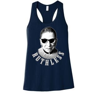 Ruthless RBG Ganster Ruth Bader Ginsburg Women's Racerback Tank