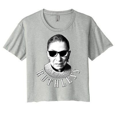 Ruthless RBG Ganster Ruth Bader Ginsburg Women's Crop Top Tee