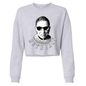 Ruthless RBG Ganster Ruth Bader Ginsburg Cropped Pullover Crew