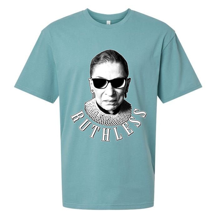 Ruthless RBG Ganster Ruth Bader Ginsburg Sueded Cloud Jersey T-Shirt