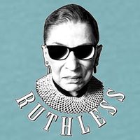 Ruthless RBG Ganster Ruth Bader Ginsburg Sueded Cloud Jersey T-Shirt