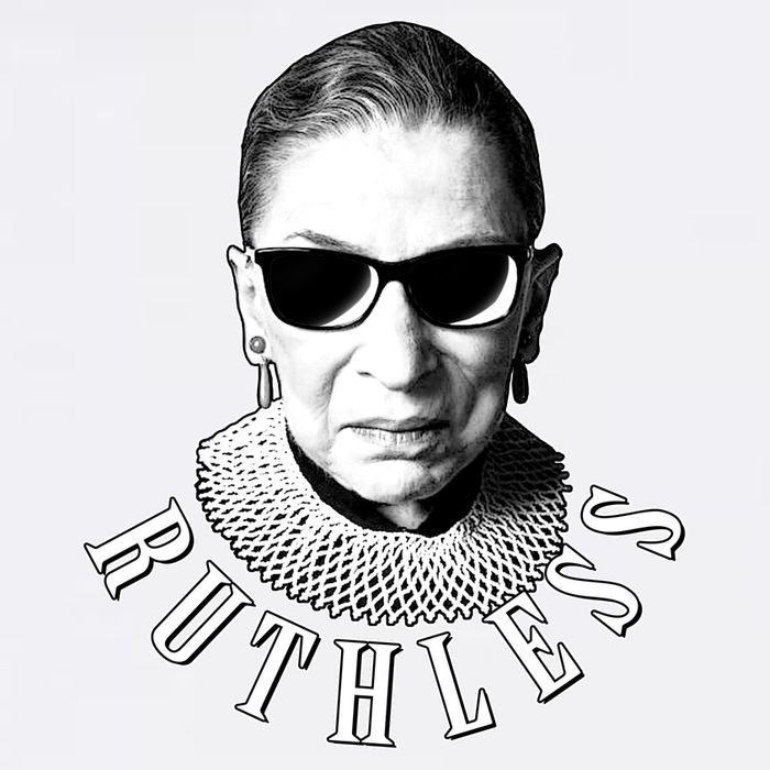 Ruthless RBG Ganster Ruth Bader Ginsburg Garment-Dyed Sweatshirt