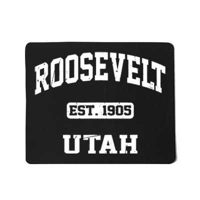 Roosevelt Utah Ut Vintage State Athletic Style Mousepad