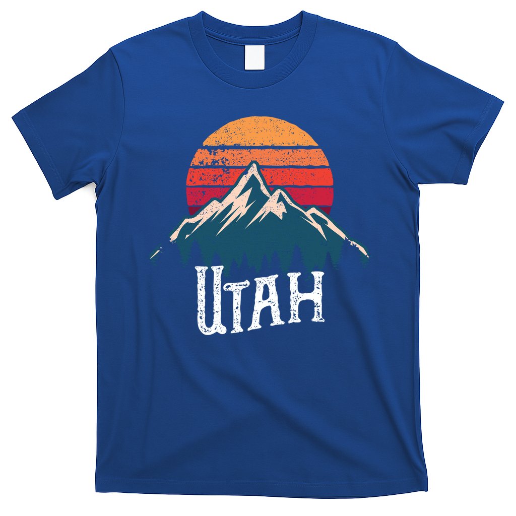 Retro Utah Ut Mountains Outdoor Wildness Funny Gift T-Shirt
