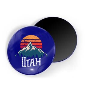 Retro Utah Ut Mountains Outdoor Wildness Funny Gift Magnet